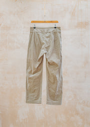 Cut Loose Mini Cord Button Trouser in Lentil