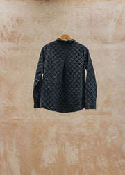 Cut Loose Quilted Parachute Crop Jacket in Etan