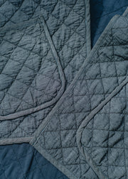 Cut Loose Quilted Parachute Shawl Cardigan in Etan