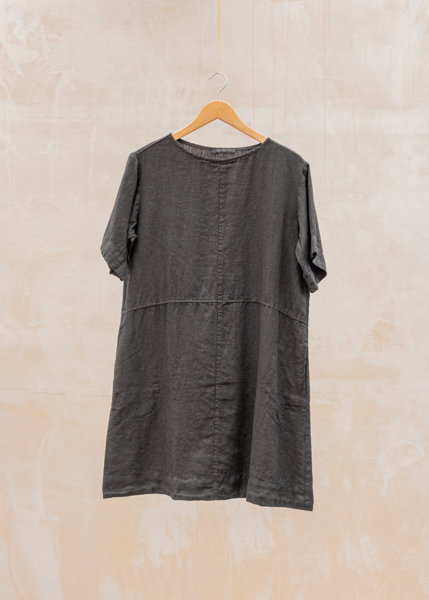 loose dress with pockets uk Cotton Maxi Dress With Pockets