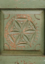 Kadai Three Seater Chartwell Green Fiddle Indian Bench (Indoor Use Only)