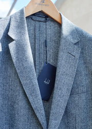 Kenny Ryder Dunhill Wool/Cashmere Herringbone Blazer - M