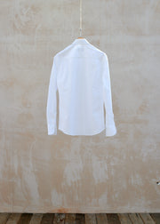 Dunhill White Oxford Cotton Buttondown Shirt - S