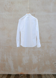 Kenny Ryder Dunhill White Oxford Cotton Buttondown Shirt - S