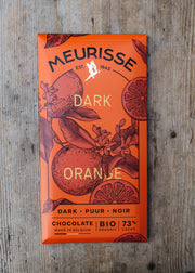 Meurisse Meurisse Dark Chocolate Bar with Orange
