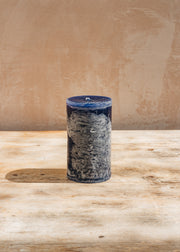 Dekocandle Cylinder Candle 8.8x15cm in Dark Blue