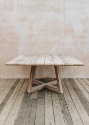 Gommaire Gommaire Square Dennis Dining Table in Natural Grey