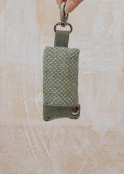 Stocky & Dee Stocky & Dee Dog Bag Holder in Green and Dove