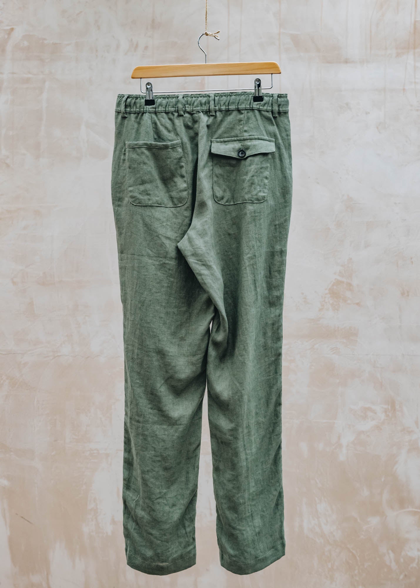 Oliver Spencer Drawstring Trousers in Green