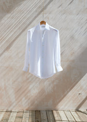Ermenegildo Zegna White Striped Extra-Fine Shirt -S
