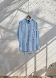 Kenny Ryder Ermenegildo Zegna Striped White Textured Cotton Shirt - M