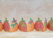 Xmas Puddings Concertina Garland