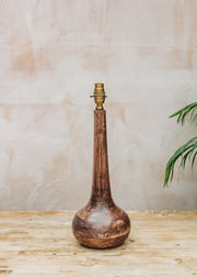 Pooky Lighting Pooky Lighting Eileen Table Lamp in Dark Wood