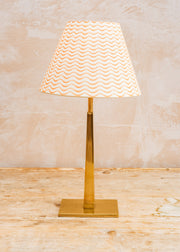 Pooky Lighting Empire Shade in Tangerine Ripples, 20cm
