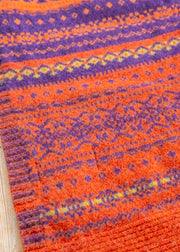 Eribé Alloa Fairisle Scarf in Copperland