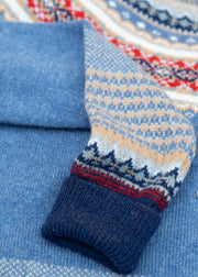 Eribé Alpine Cardigan in Blue Morning