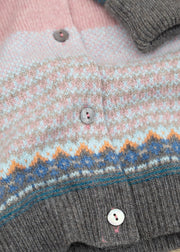 Eribé Alpine Cardigan in Vintage Pink