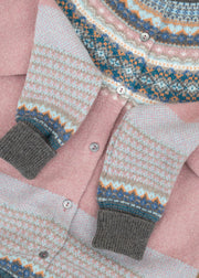 Eribé Alpine Cardigan in Vintage Pink