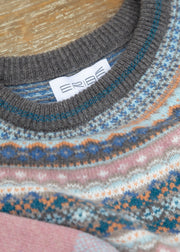 Eribé Alpine Sweater in Vintage Pink