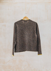 Eribé Tweed Nep Sweater in Bark