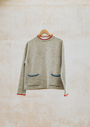 Eribé Tweed Nep Sweater in Sand
