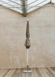 Fiam Spa Elios Round Beach/Garden Centre Pole Parasol in Taupe, 280cm
