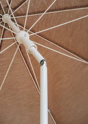 Fiam Spa Elios Round Beach/Garden Centre Pole Parasol in Taupe, 280cm