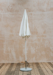 Fiam Spa Elios Round Beach/Garden Centre Pole Parasol in White, 200cm