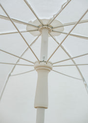 Fiam Spa Elios Round Beach/Garden Centre Pole Parasol in White, 200cm