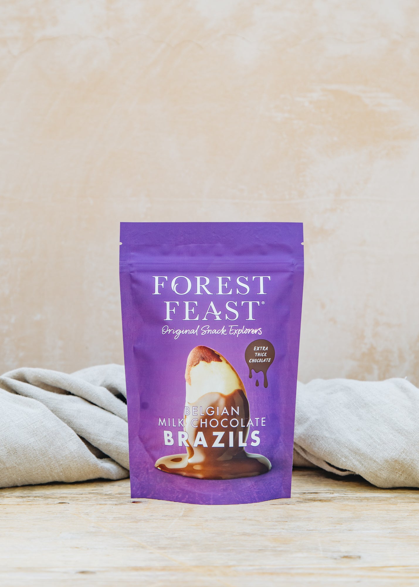 Forest Feast Belgian Milk Chocolate Brazil Nuts, 120g – Burford