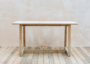 Gommaire Dennis Small Rectangular Bar Table in Natural Grey