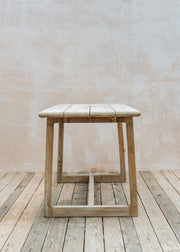 Gommaire Dennis Small Rectangular Bar Table in Natural Grey