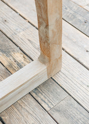 Gommaire Dennis Small Rectangular Bar Table in Natural Grey