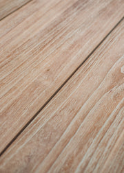 Gommaire Jacob Teak Table in Natural Grey