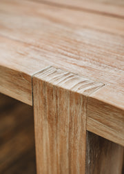 Gommaire Jacob Teak Table in Natural Grey