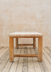 Gommaire Jacob Teak Table in Natural Grey