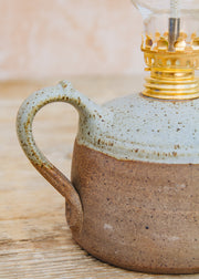 Hook Norton Pottery Small Oil Lamp with Handle