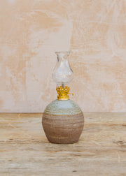 Hook Norton Pottery Round Small Oil Lamp