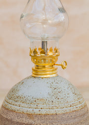 Hook Norton Pottery Round Small Oil Lamp