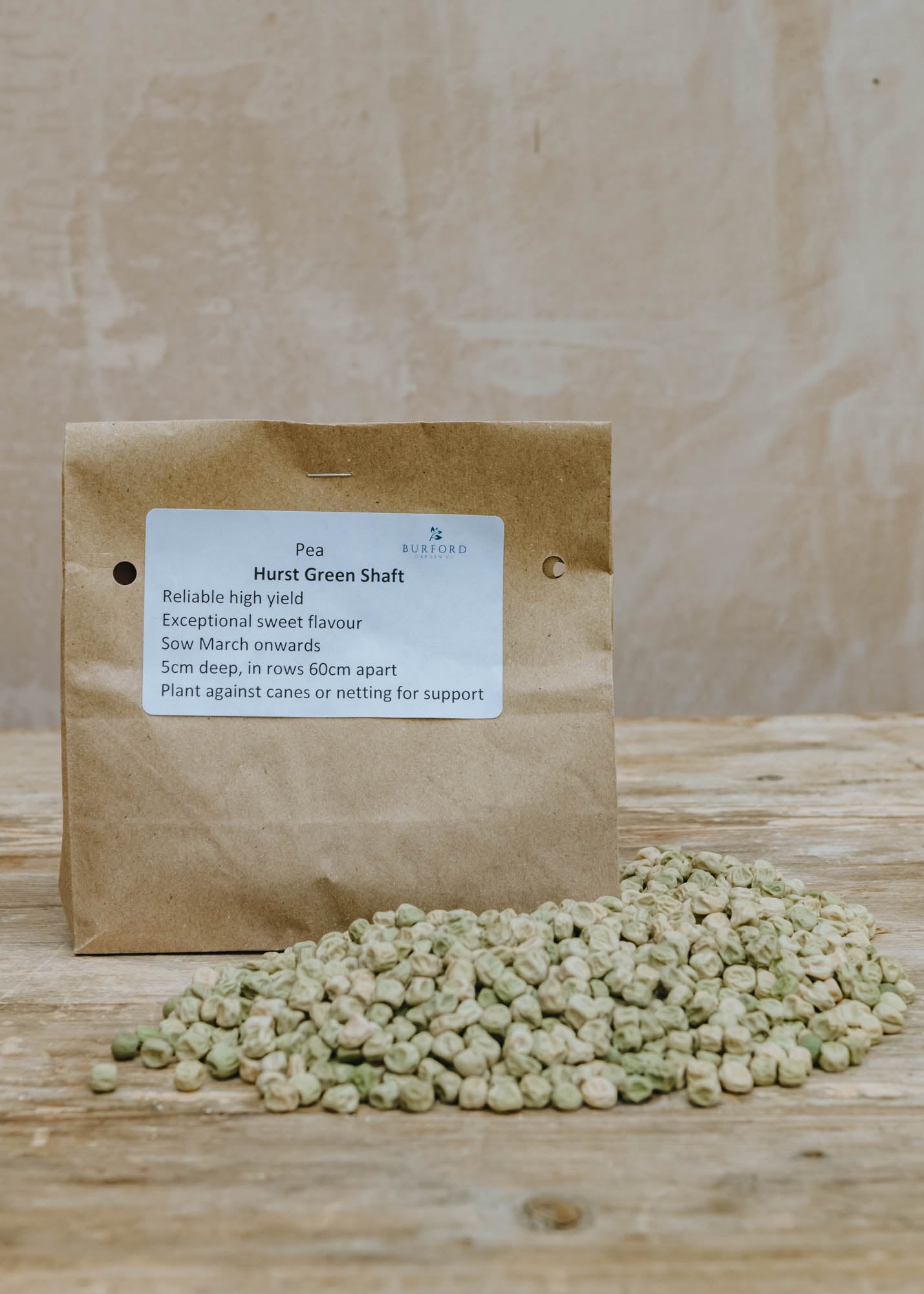 Pea 'Hurst Green Shaft' Seeds, 250g