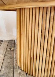 Jati Kebon Amato Teak Natural Round Table, D:150cm