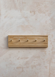 Creamore Mill Key Rack in Natural Oak