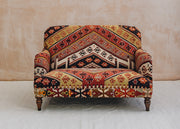 The Hastings Sofa Company Kilim Two Seater Club Style Sofa, Style A