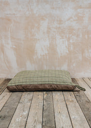 Tweedmill Tweed Large Dog Bed with Suede Base in Light Chocolate, 98x72cm