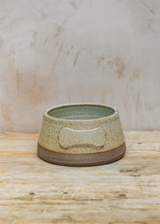 Hook Norton Pottery Burford Design Stoneware Large Tapered Dog Bone Bowl