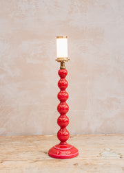 Pooky Lighting Lillee Rechargeable Lamp in Hot Pink Lacquered Wood