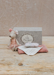 Maileg Little Sister Dance Mouse in Daybed