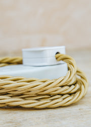 Lolapalooza Honey 3m Extension Lead with White Two Gang Socket