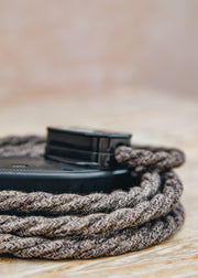 Lolapalooza Mocha 3m Extension Lead with Black Two Gang Socket