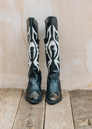 nemonic nemonic Long Atlanta Boots in Black